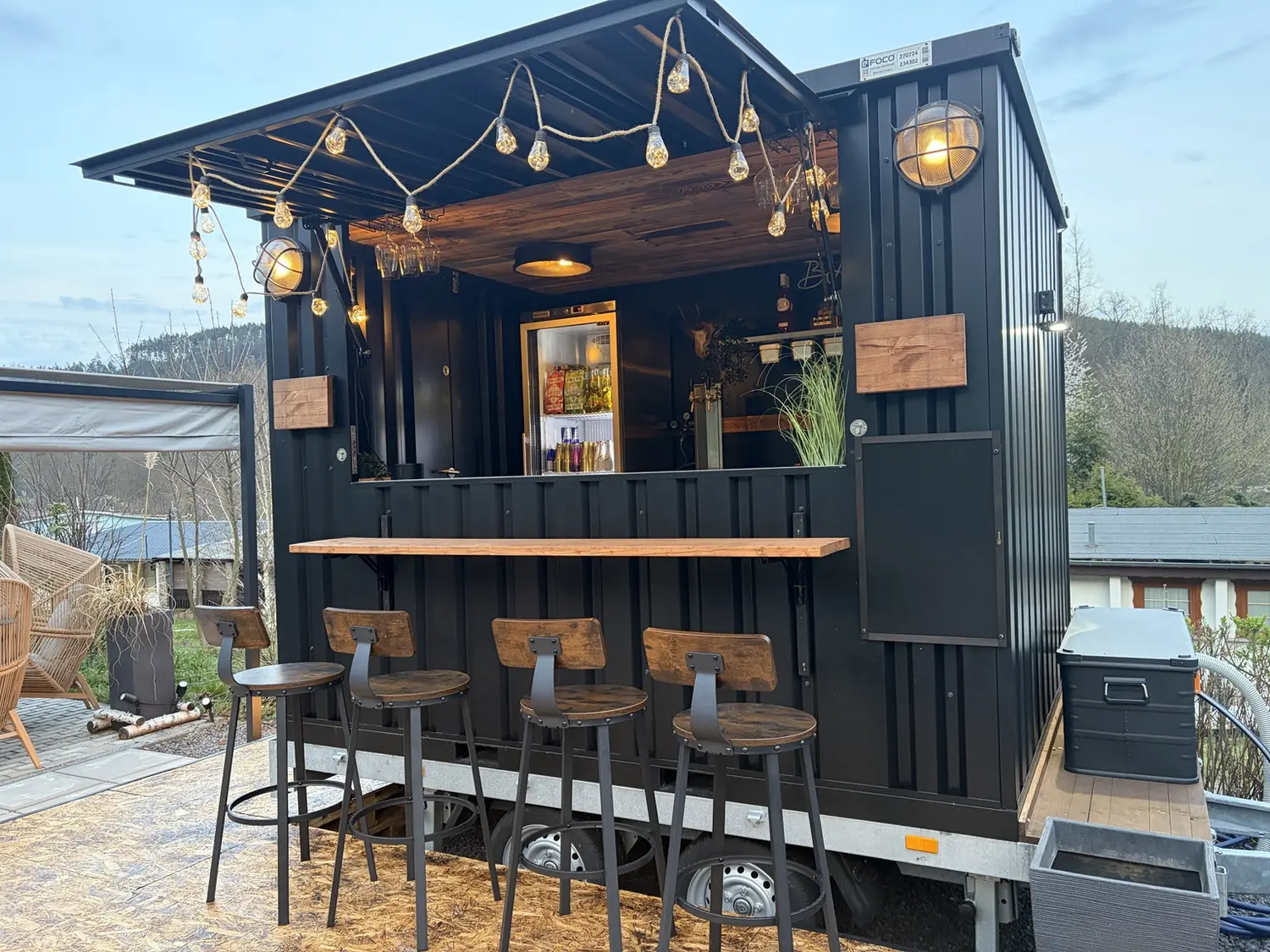 The original Hafenbar with open dispenser